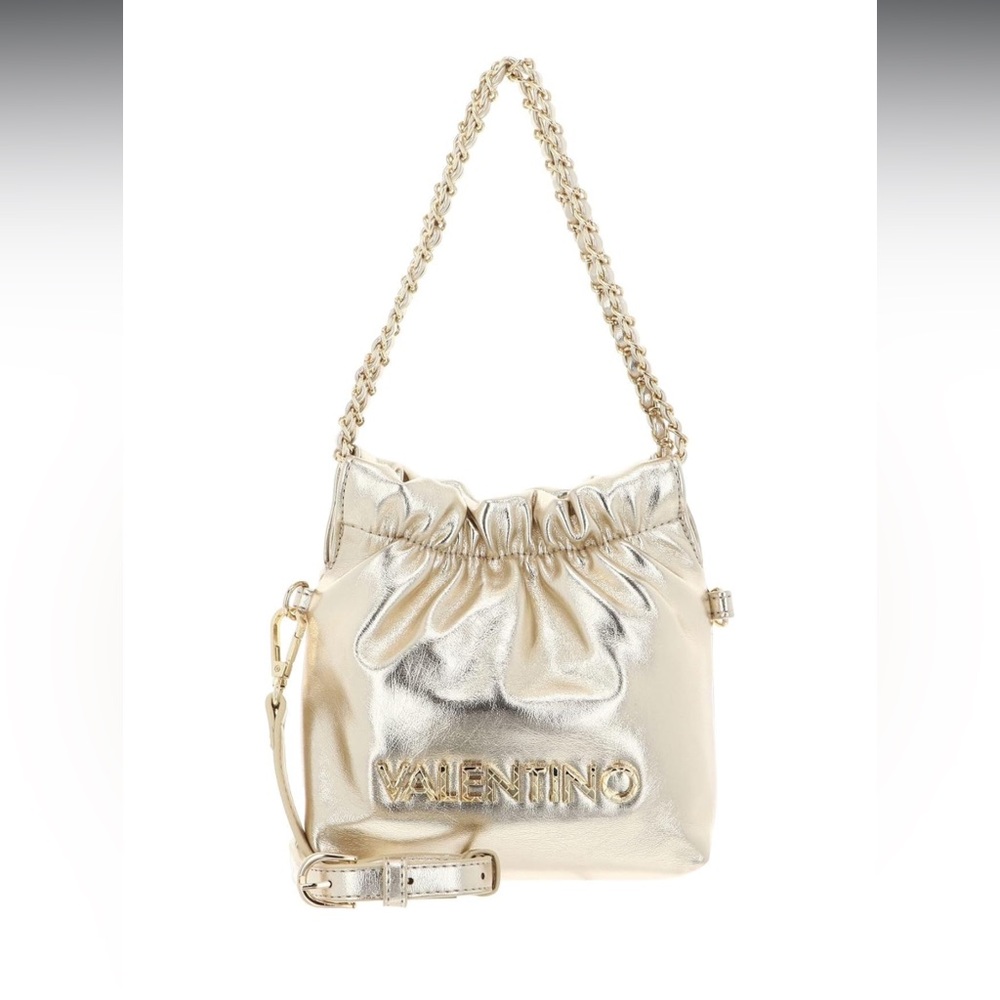 Valentino Pacha Bucket Bag Gold- Brand New